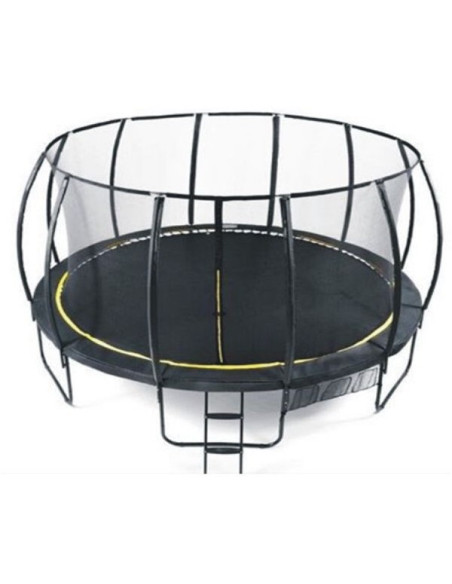OEJC16612,Set trambulina 488 cm cu plasa si scarita Ookee Jump Carbon