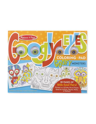 MD5166,Bloc de colorat Monstruletii veseli Melissa and Doug