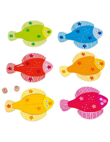 GOKI56832,Joc educativ Pestisorii colorati - Goki