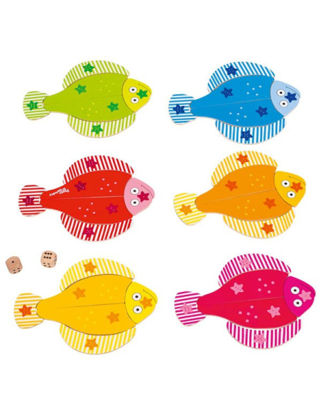 GOKI56832,Joc educativ Pestisorii colorati - Goki