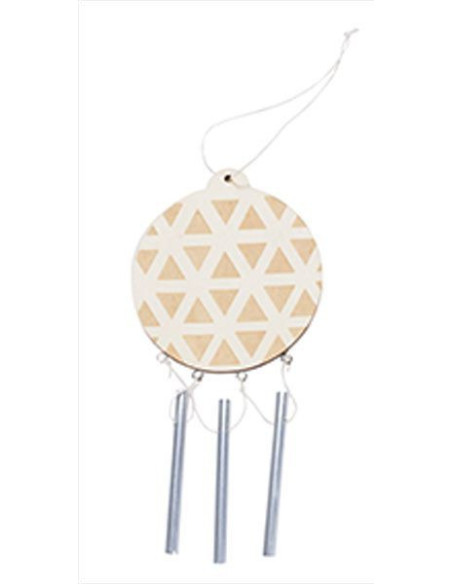 BEL50370,Clopotei de vant de pictat Glob de Craciun