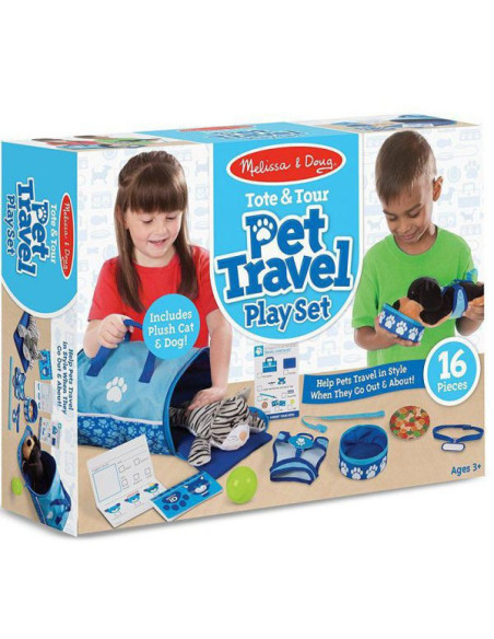 MD8541,Set De Joaca Animalele De Companie Calatoresc Melissa and Doug