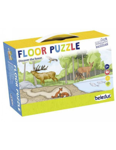 BEL16210,Puzzle de podea Descopera padurea