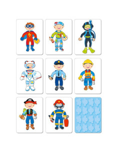 GOKI58741,Joc magnetic de imbracat Meserii 2