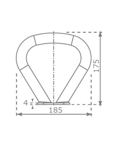KBT262.010.010.001,Maner Din Otel Pentru Balansoar