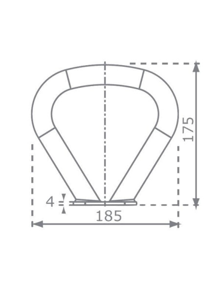 KBT262.010.010.001,Maner Din Otel Pentru Balansoar