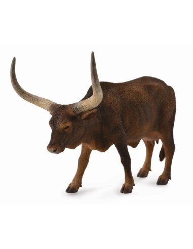 COL88649L,Figurina Vaca Ankole-Watusi L Collecta