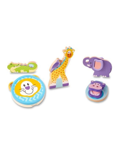 MD3318,Set de instrumente muzicale Safari - Melissa & Doug