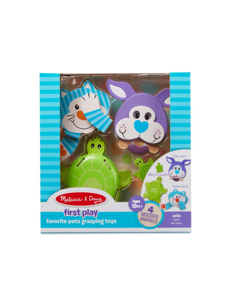 MD3617,Set 3 jucarii pentru motricitate Animale de companie - Melissa & Doug MD3617,Set 3 jucarii pentru motricitate Animale de companie - Melissa & Doug