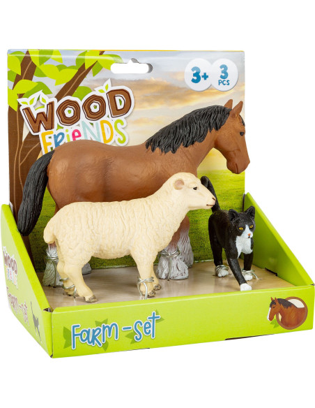LSF11007,Set 3 figurine Animale de la Ferma