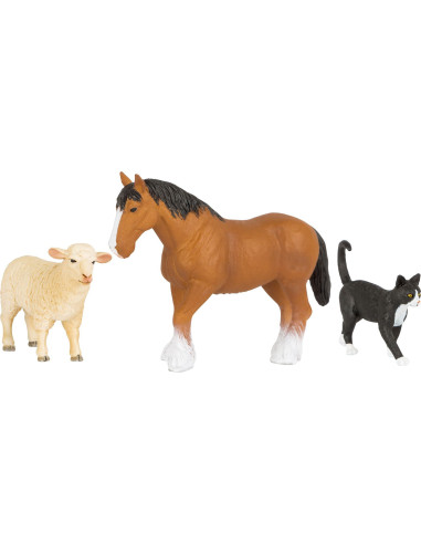 LSF11007,Set 3 figurine Animale de la Ferma