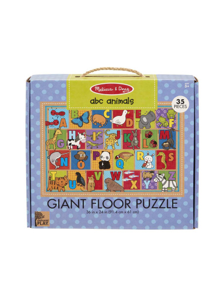 MD31373,Primul meu puzzle de podea eco Alfabetul Animalelor - Melissa and Doug MD31373,Primul meu puzzle de podea eco Alfabetul Animalelor - Melissa and Doug