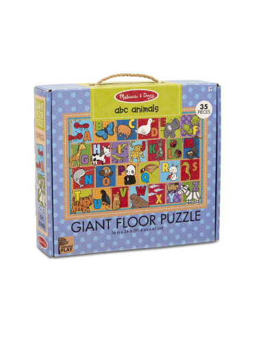 MD31373,Primul meu puzzle de podea eco Alfabetul Animalelor - Melissa and Doug MD31373,Primul meu puzzle de podea eco Alfabetul Animalelor - Melissa and Doug
