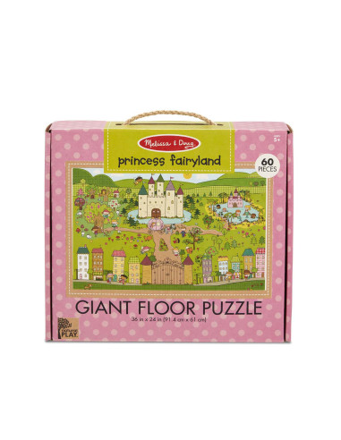 MD31372,Primul meu puzzle de podea eco Tinutul Printelesor - Melissa & Doug