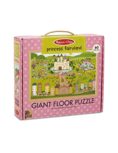 MD31372,Primul meu puzzle de podea eco Tinutul Printelesor - Melissa & Doug MD31372,Primul meu puzzle de podea eco Tinutul Printelesor - Melissa & Doug