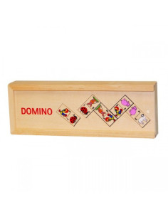 GOKIWG090,Domino Animale in cutie de lemn