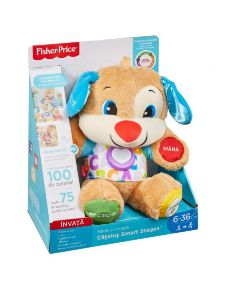 FPN99,Catelusul vorbitor Burtica in limba romana - Fisher Price