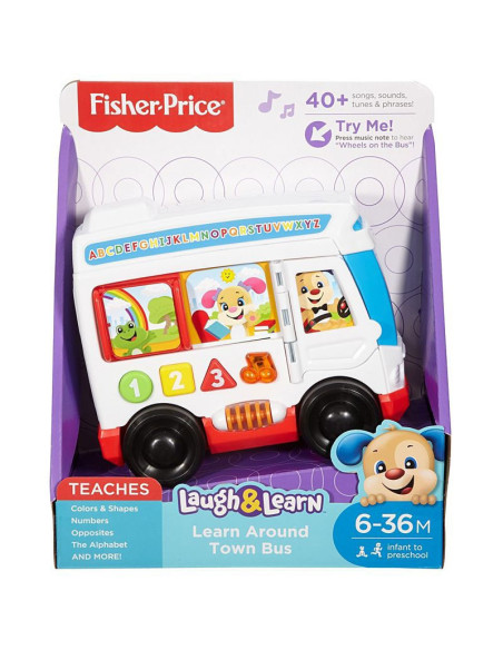 FTG17,Autobuzul cu lumini si sunete Laugh&Learn - Fisher Price