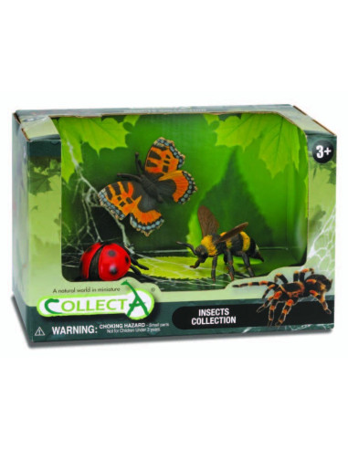 COL89269SOB,Set 3 figurne Insecte pictate manual SOB Collecta