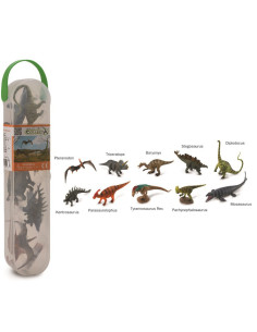 COLA1101C,Cutie cu 10 minifigurine Dinozauri set 1