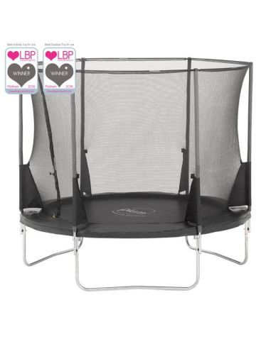 PLUM30236,Set trambulina cu plasa de protectie telescopica 244 cm ZONE II EVOLUTION PLUM