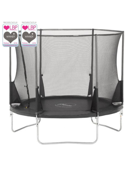 PLUM30236,Set trambulina cu plasa de protectie telescopica 244 cm ZONE II EVOLUTION PLUM