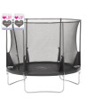 PLUM30236,Set trambulina cu plasa de protectie telescopica 244 cm ZONE II EVOLUTION PLUM