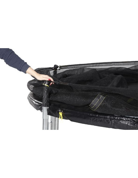 PLUM30236,Set trambulina cu plasa de protectie telescopica 244 cm ZONE II EVOLUTION PLUM