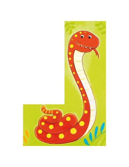 GOKI57434,Puzzle din cuburi Animale Salbatice