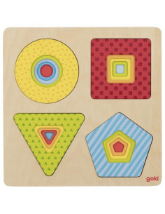 GOKI57705,Puzzle stratificat Forme geometrice 2