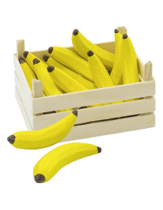 GOKI51670,Banane din lemn in ladita