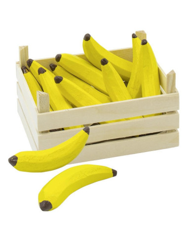 GOKI51670,Banane din lemn in ladita