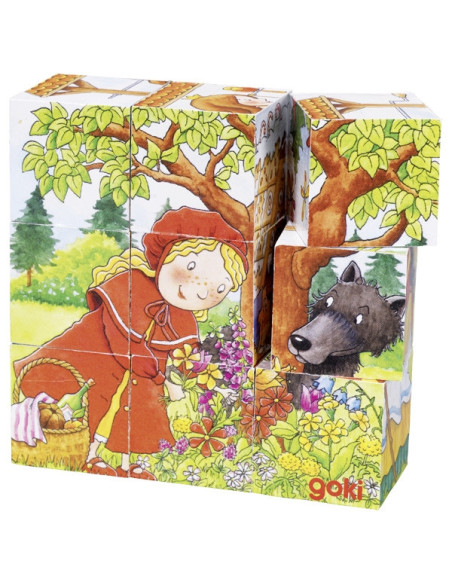 GOKI57542,Mini puzzle cuburi Povesti cunoscute