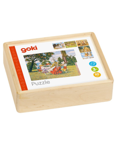 GOKI57877,Puzzle cuburi Povestile Copilariei