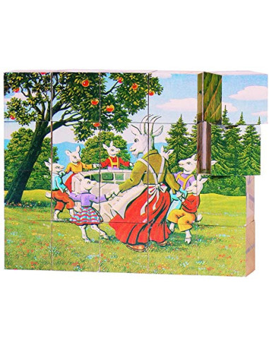 GOKI57877,Puzzle cuburi Povestile Copilariei GOKI57877,Puzzle cuburi Povestile Copilariei
