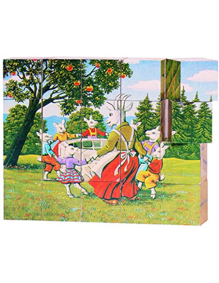 GOKI57877,Puzzle cuburi Povestile Copilariei GOKI57877,Puzzle cuburi Povestile Copilariei