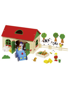 GOKI58598,Joc din lemn Ferma animalelor 2