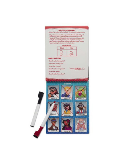 MD30170,Carnet reutilizabil cu activitati si jocuri Spionaj-Melissa And Doug