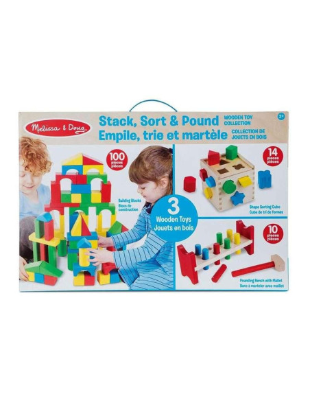 MD93685,Set 3 jucarii clasice din lemn