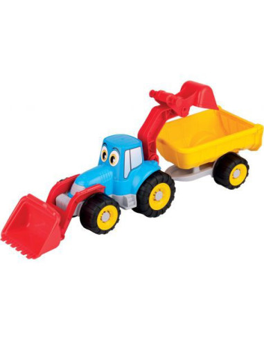 AGI6029-0000,Tractor Cu Remorca, Incarcator Si Cupa