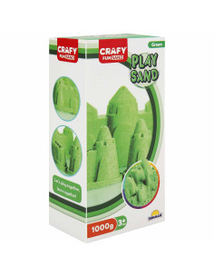CFS00002244,Nisip pentru modelaj Fun Sand 1000 gr culoare Verde