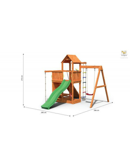 FU03580PT,Complex joaca din lemn 7in1 Fungoo Activer