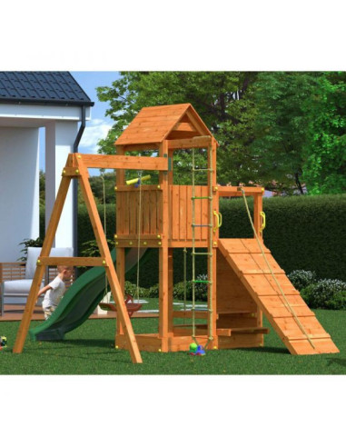 FU03580PT,Complex joaca din lemn 7in1 Fungoo Activer