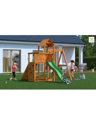 FU03580PT,Complex joaca din lemn 7in1 Fungoo Activer