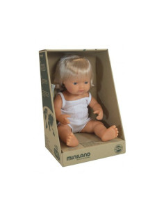 ML31115,Papusa educationala 38 cm Fetita Europeana cu Aparat Auditiv 2