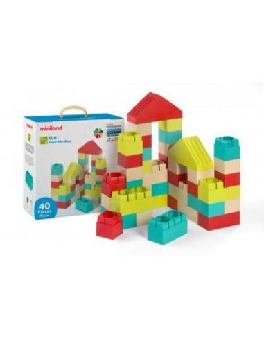 ML32159,Joc de construit Eco Kim Blocks 40 piese