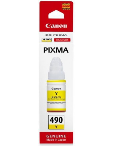 Flacon cerneala Canon Yellow GI-490Y,BS0666C001AA