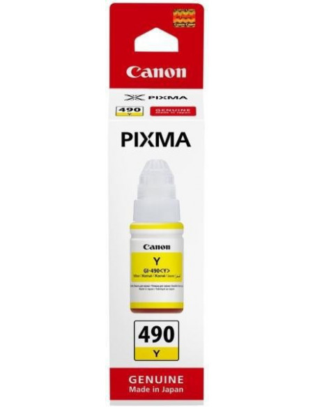 Flacon cerneala Canon Yellow GI-490Y,BS0666C001AA
