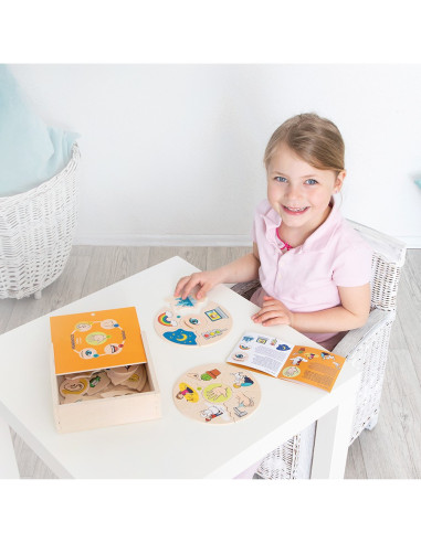 BEL11556,Joc educativ Humanico Cele 5 simturi