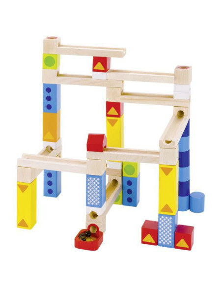 GOKI53828,Labirint din lemn de construit Cursa cu bile